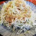 かつ丼元宇治 - キャベツお代わりOK