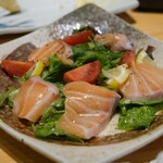ととしぐれ - サーモンのカルパッチョ