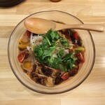 チリトマ ラーメン THANK - チリトマ冷やしタンタン麺