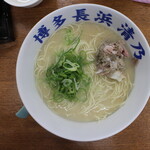 博多 元祖 長浜ラーメン 清乃 - 長浜ラーメン(600円、真上から)