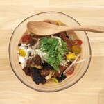 チリトマ ラーメン THANK - チリトマ冷やしタンタン麺