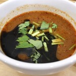 チリトマ ラーメン THANK - スペシャルチリトマつけめん(スープ)