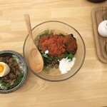 チリトマ ラーメン THANK - 冷やしジャークチキンヌードル(2020夏季限定)＋チーロー飯