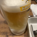 ジョリーパスタ - 生ビール3杯目