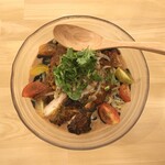 チリトマ ラーメン THANK - チリトマ冷やしタンタン麺