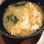びっくりドンキー - お味噌汁