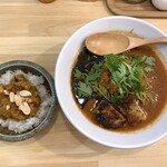 チリトマ ラーメン THANK - チリトマラーメン＋ルンダンカリー
