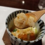 酒肴 新屋敷 - ご飯入り茶碗蒸し