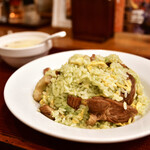 三喜園 - 青チャーハン@850円