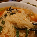 魚長飯店 - スーラー麺の麺
