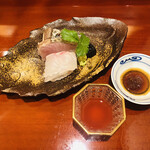 銀座 しのはら - 鰆と鯛のお造り