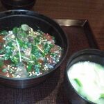 双寿 - 鰹と秋刀魚のたたき丼