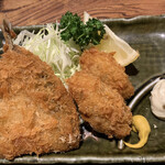 増田屋 - アジフライ＆牡蠣フライ