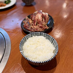 焼肉　じゅん - カルビとご飯