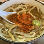 自家製麺 まさき - 【2020.10.6】後半火の粉を投下。