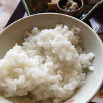 Ebisuya - 富山コシヒカリの白ご飯はお代わりOK