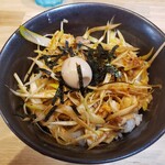 麺や 笑味寿 - ミニネギチャーシュー丼2020.10.06