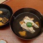 日本料理 久丹 - 岩手産松茸と若狭湾の甘鯛