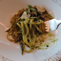 SALONE TOKYO - 浅草開化楼《カラヒグ麺》トンナレッリ・鱈・ジェノヴェーゼ