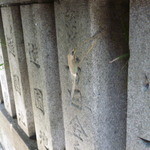 やぶ - 天祖神社の玉垣（亀戸遊園地）
