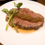 創作麺工房 鳴龍 - 炙り焼きチャーシュー（オニオンソース）600円