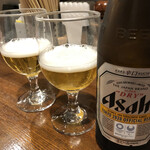 創作麺工房 鳴龍 - 瓶ビール　500円