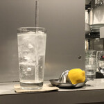 創作麺工房 鳴龍 - 生レモンサワー　400円