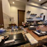 たまゆら - 店舗内部の様子　IHコンロで作ります。