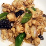 麗華 - ２０１２／７ ・イカの黒胡椒炒め