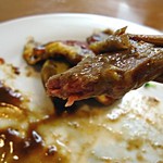 キッチン カトウ - 牛肉の断面。レアです～ｖｖ