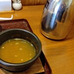 つけ麺　いちりん - スープ割り(出汁割り)