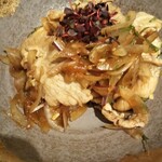 焼肉 喰心 - ミノのわさび醤油和え