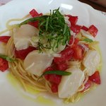 Spaghetti House Bear - 生ホタテとトマトの冷製パスタ