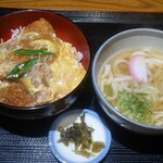 Hamachan Udon - カツ丼＋うどん