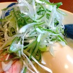 さんくるげ - あっしが好きなネギ❗️スープと麺とNiceな味わいじゃ‼️