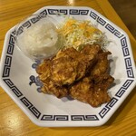 濃厚煮干とんこつラーメン 石田てっぺい - 唐揚げおろしポン酢