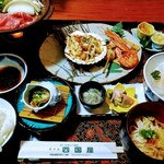 おしゃまんべ温泉　ホテル四国屋 - 夕食（ビジネスプラン）