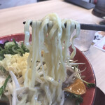 小江戸タンメン 蔵之介 - 麺のアップ