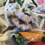 小江戸タンメン 蔵之介 - タンメンの野菜と肉♪