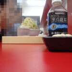 ラーメン二郎 - 見てこの野菜！完食したんだから！