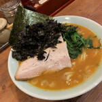 Genkiya - ﾜﾀｼの味噌ラーメン￥820  岩のり￥120トッピング