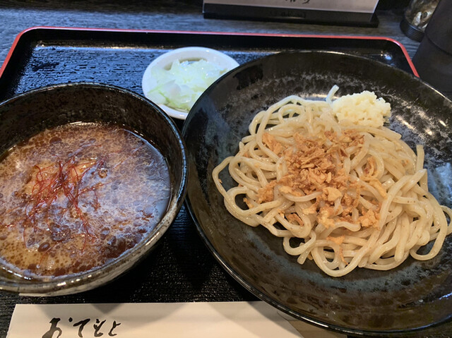 深夜 営業マンはニンニク注意 裏の黒つけ麺 By Neonora つけ麺専門 がんつけ 天神春吉店 天神南 つけ麺 食べログ