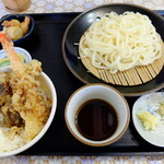 つくばの里 - “ミニ天丼・うどんセット”