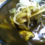 翁そば - 麺の冷たいカレーそば！