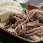 Takoyaki Okonomiyaki Gouchan - イカ下足バター