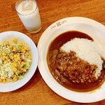 かれー屋伊東 - 料理写真:カレー中盛り　ミニセット