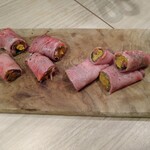 焼肉 竜 - 黒毛和牛のウニ巻き　2020年10月