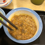 松屋 - 続いて納豆を！