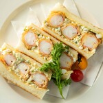 Shrimp cutlet sandwich