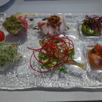 ビストロ ダイア - 旬の食材を使った前菜の盛り合わせ